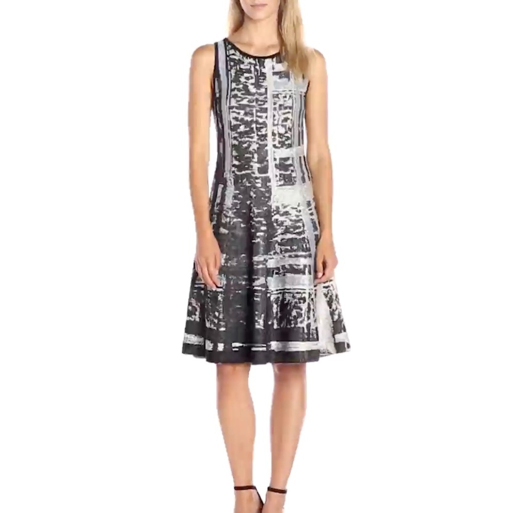 NIC+ZOE fit and flare "Crosstown Twirl" dress